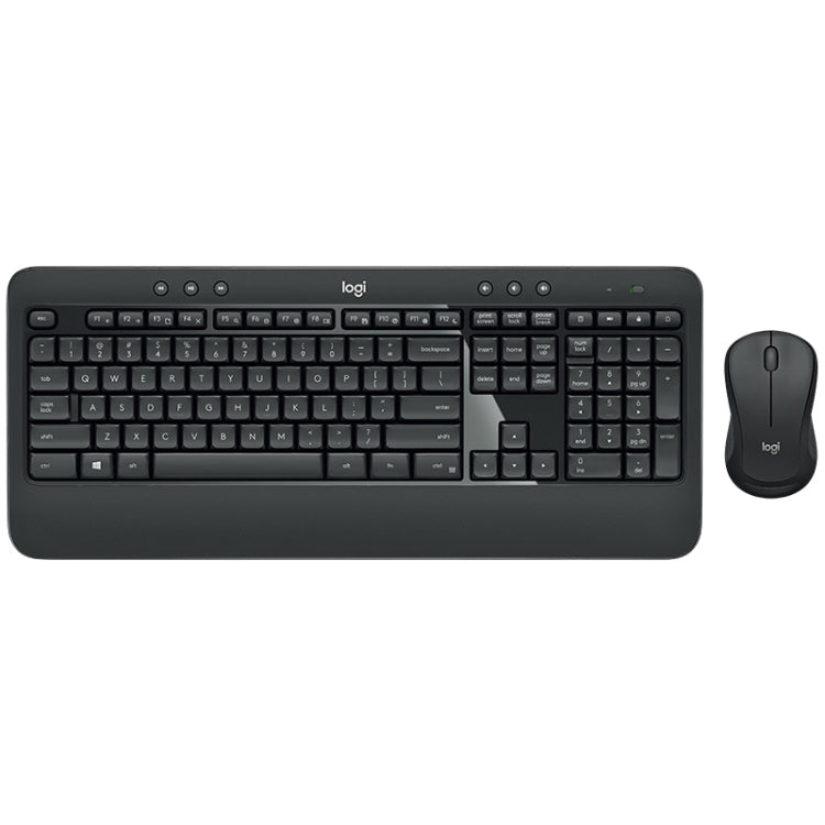 Logitech MK540 Wireless Keyboard and Mouse Set with Enhanced Comfort and Precision (Black)