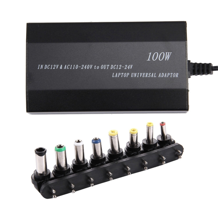 Universal 100W Laptop Charger with Car Charger & AC Power Adapter