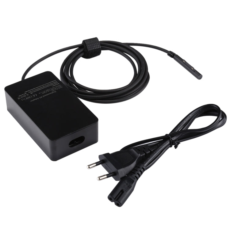 Microsoft Surface Pro Charger Adapter with EU Plug and Overheating Protection