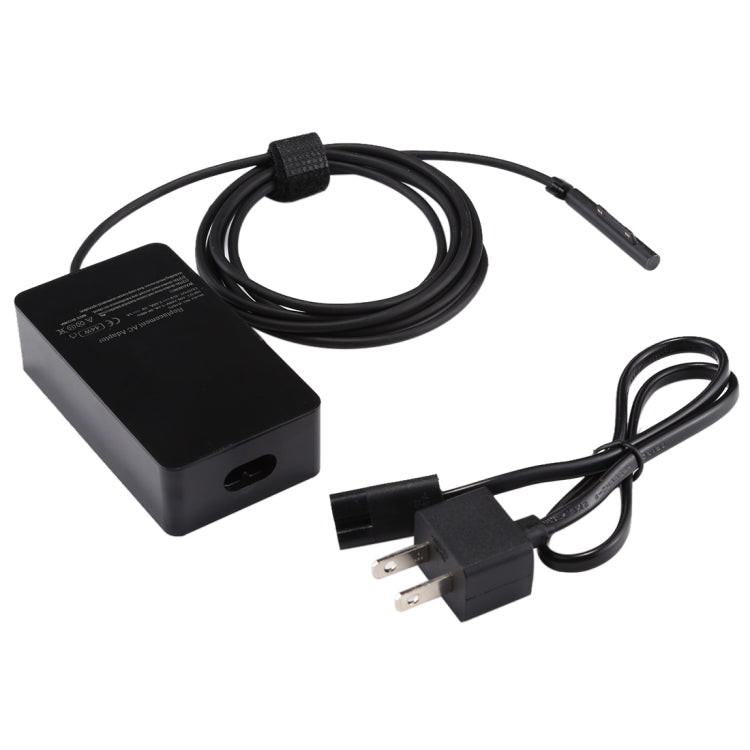 AC Power Supply Charger Adapter for Microsoft Surface Pro 6 / Pro 5 (2017) / Pro 4 - US Plug, 44W
