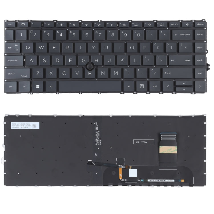 US Version Backlit Keyboard with Pointing Stick for HP Elitebook 840/845/745 G7 G8