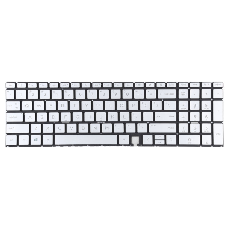 HP Envy X360 15-ED US Version Keyboard with RGB Backlight (Silver)