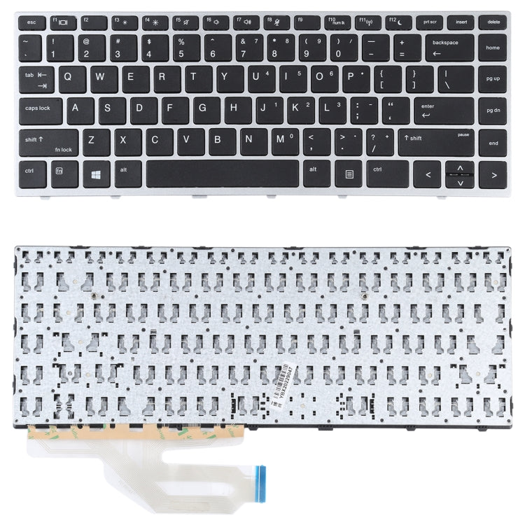 US Version Silver Keyboard for HP Probook 430 G5, 440 G5, 445 G5