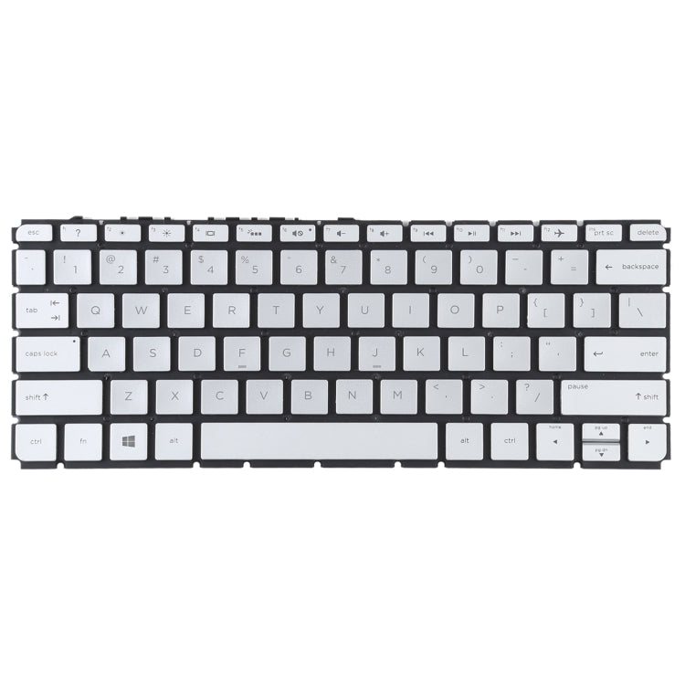 Backlit US Version Keyboard for HP Envy 13-D (Silver)