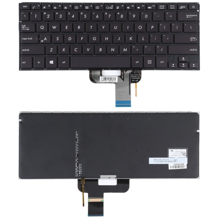 Backlit US Keyboard Replacement for Asus Zenbook RX410U, RX310, and UX310