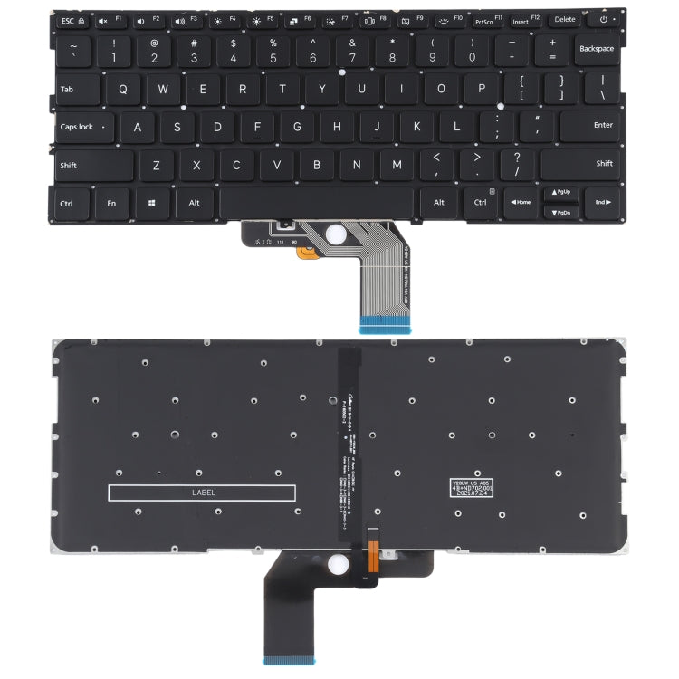 Xiaomi Mi Air 13.3 US Version Keyboard with Backlight (Black) - Enhance Your Device with Sleek Design and Backlight Functionality