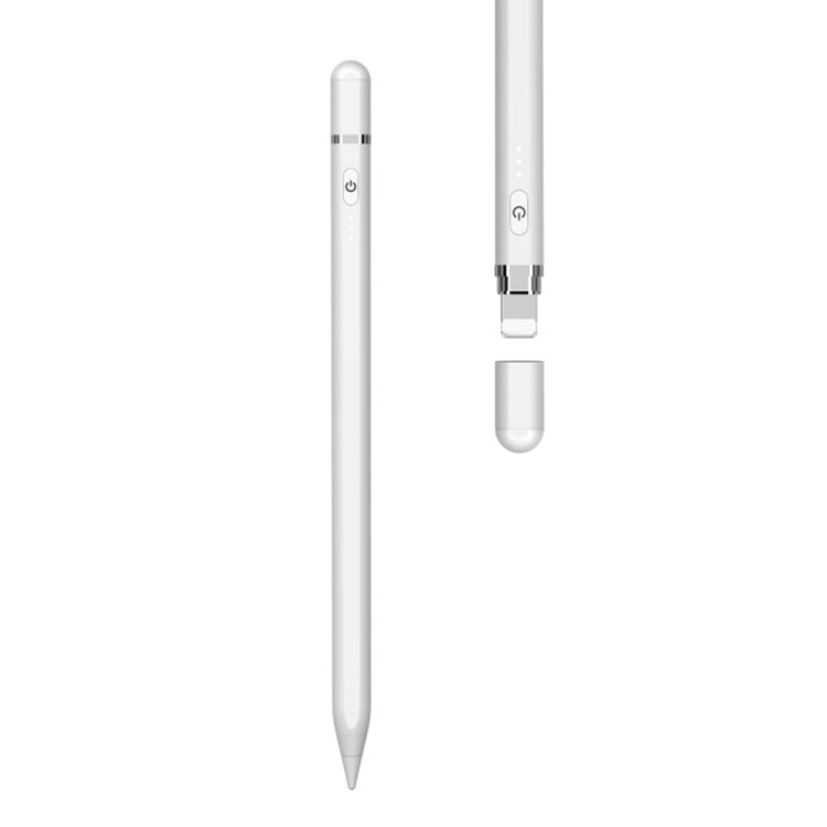 P7-LS Active Capacitive Stylus Pen with Palm Rejection for iPad After 2018 Version in White