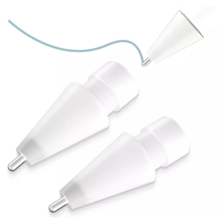 White Metal Pen Tip for Apple Pencil 1 / 2