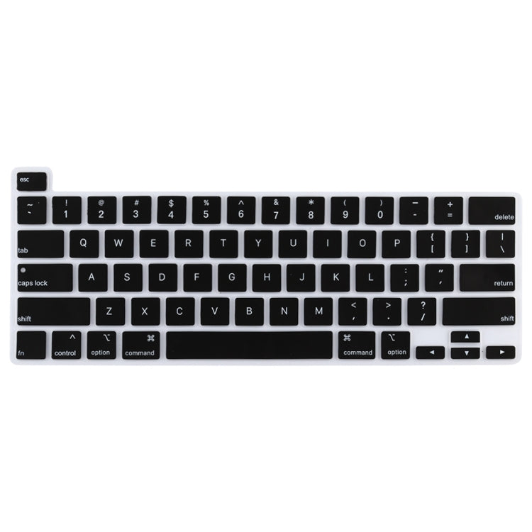 Laptop Keyboard Protective Film for MacBook Pro 13.3 inch 2022 - Dustproof Silicone (Black)