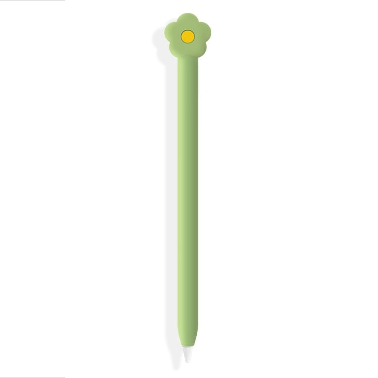 Cute Cartoon Silicone Protective Cover for Apple Pencil 2 in Green