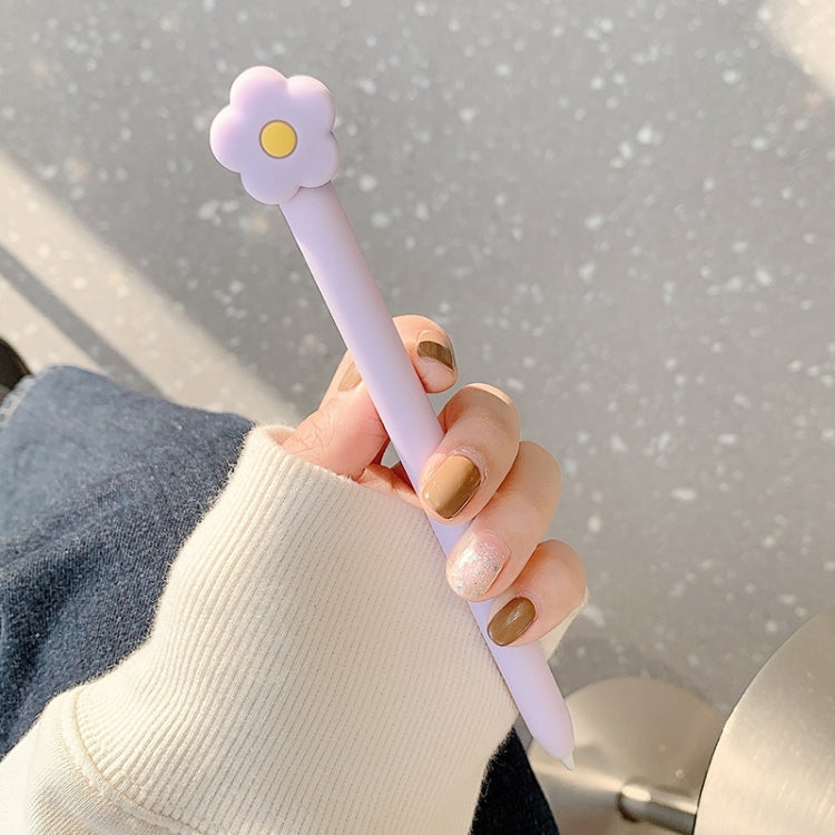 Purple Cartoon Silicone Protective Cover for Apple Pencil 2