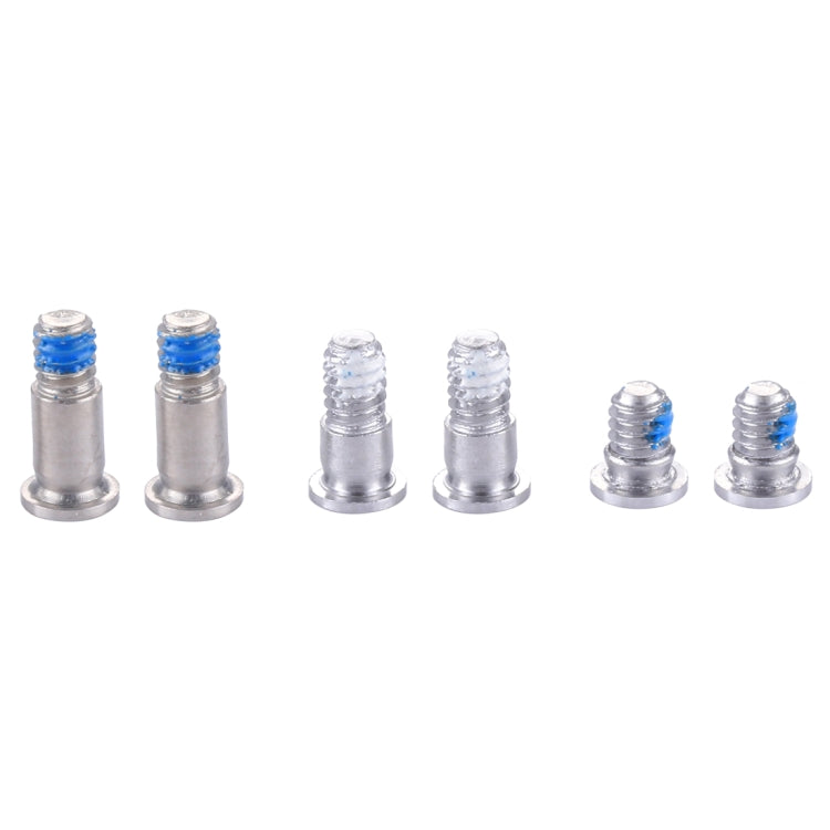 6 in 1 Silver Bottom Cover Screws Set for Macbook Pro 13.3 inch A1708