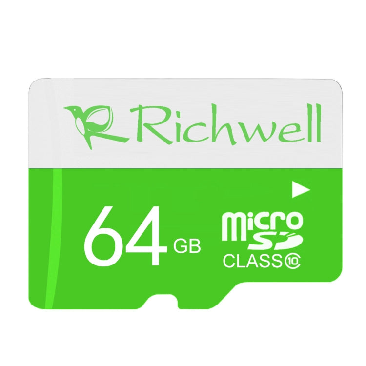 64GB Richwell High Speed Class 10 Micro SD Memory Card