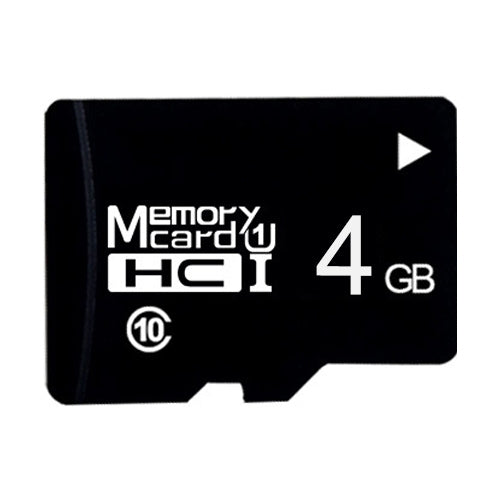 High-Speed Class10 4GB Black Micro SD Memory Card
