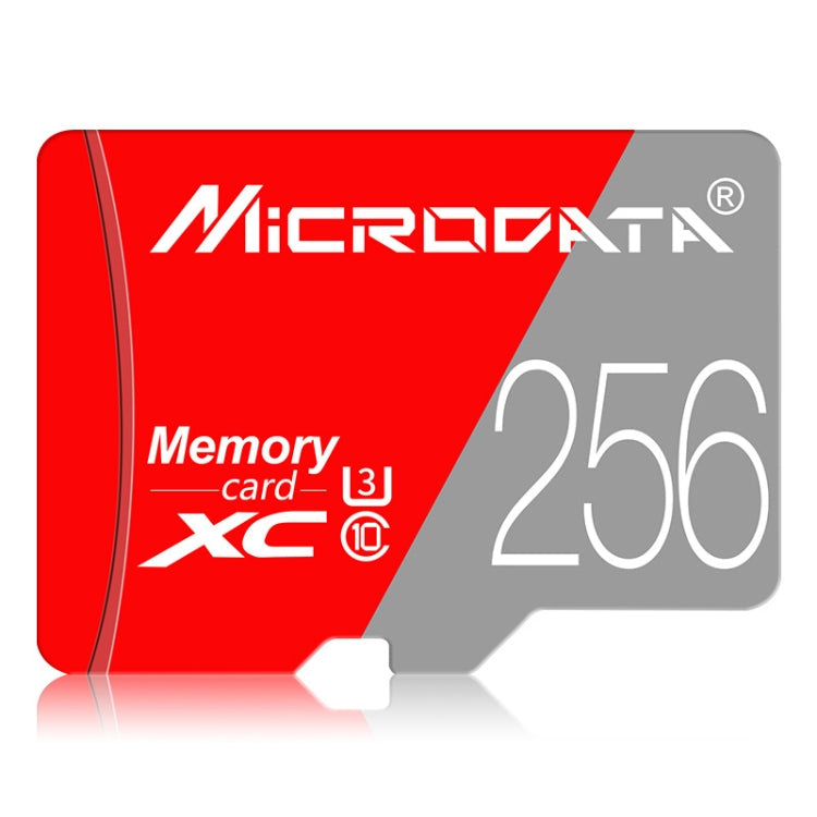 256GB Class 10 Red and Grey TF(Micro SD) Memory Card