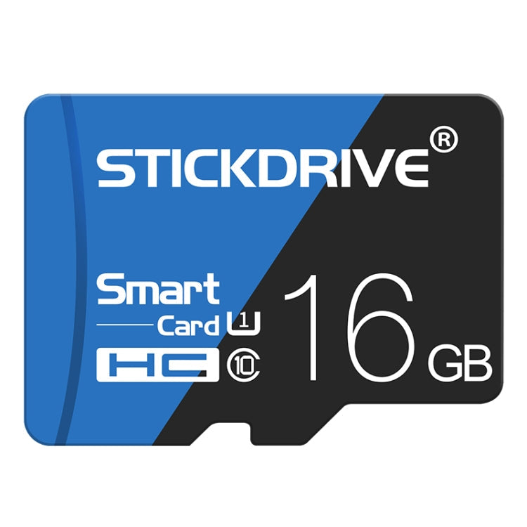STICKDRIVE 16GB High Speed U1 Blue and Black TF(Micro SD) Memory Card with Ultra High Speed Transmission Experience