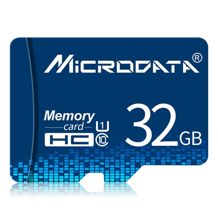 32GB U1 Blue TF Micro SD Memory Card by MICRODATA