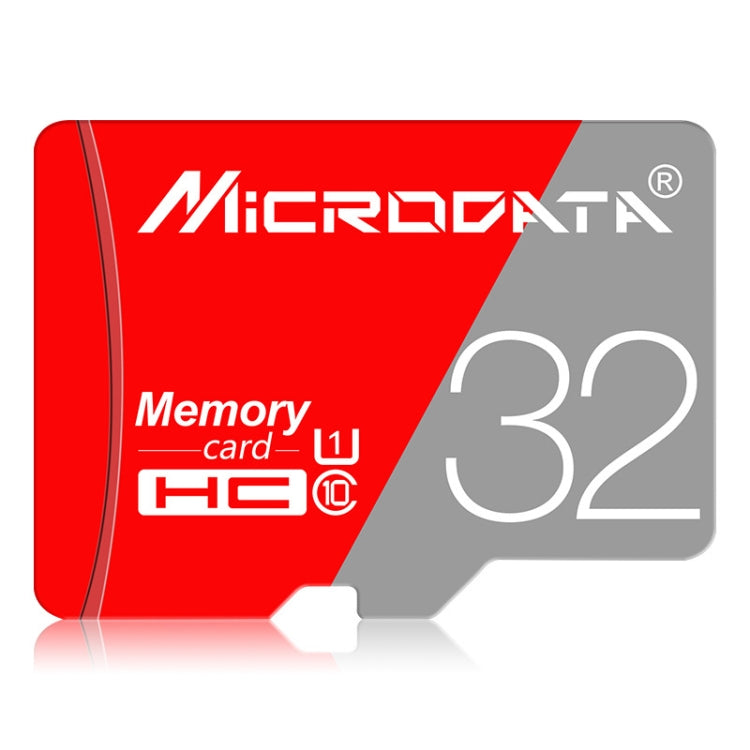 32GB Red and Grey TF(Micro SD) Memory Card with High-Speed Transmission