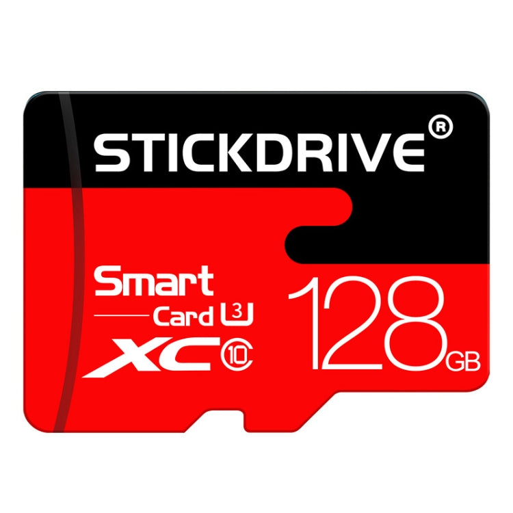 Stickdrive 128GB High Speed Class 10 Micro SD (TF) Memory Card with Exceptional Durability and Compatibility