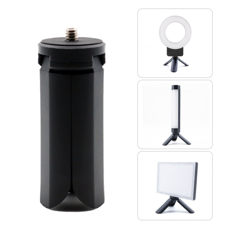 LUXCeO Portable Folding Plastic Tripod (Black) - Compact and Reliable Tripod for Stabilizers