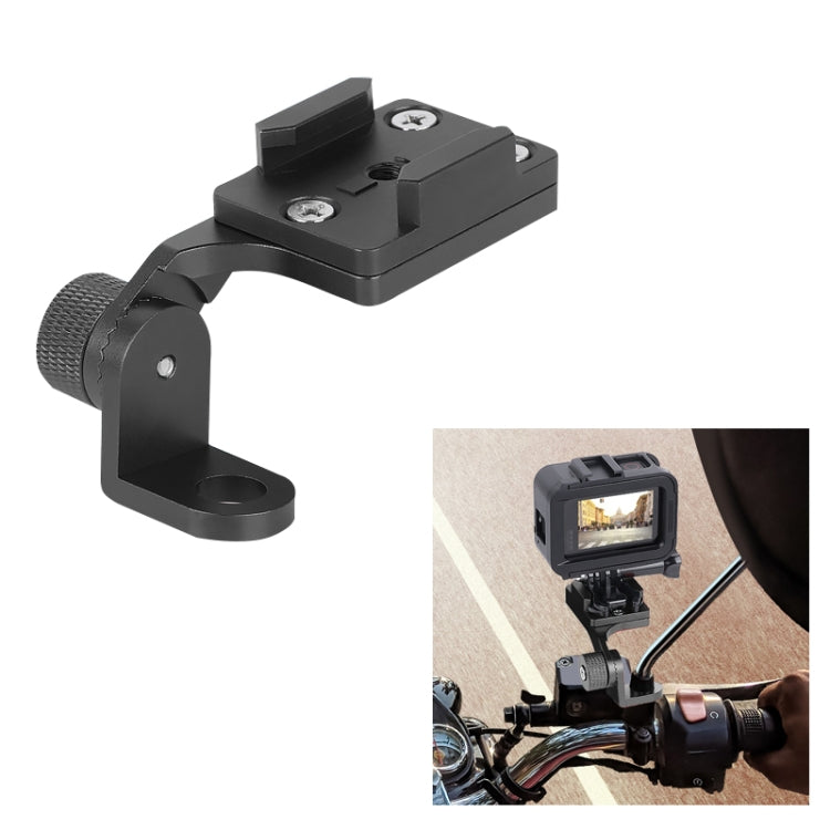 Motorcycle Handlebar Alloy Phone Bracket for Action Cameras