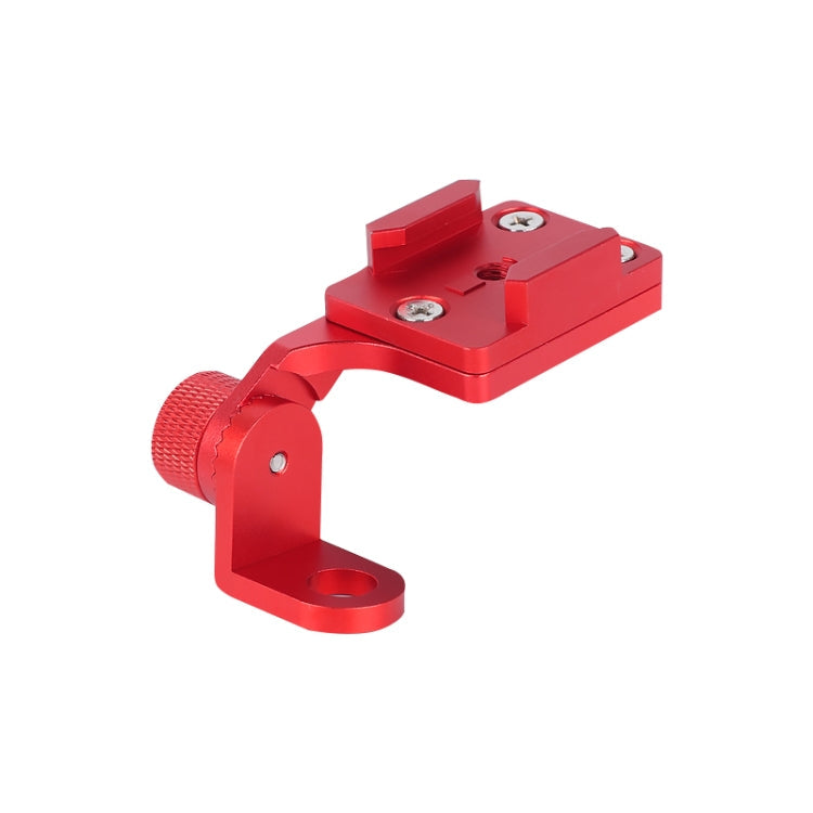 Motorcycle Handlebar Alloy Phone Bracket for Sports Cameras (Red)