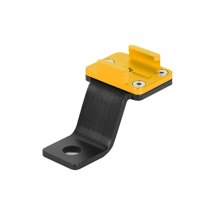 Ruigpro Motorcycle Handlebar Alloy Phone Bracket for GoPro/ Insta360 /DJI OSMO Sport Camera (Gold)