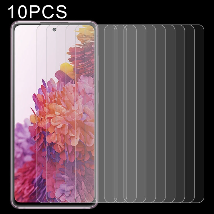Samsung Galaxy S20 FE / S20 FE 5G / S20 FE 2022 10 PCS 0.26mm 9H 2.5D Tempered Glass Film for Screen Protection