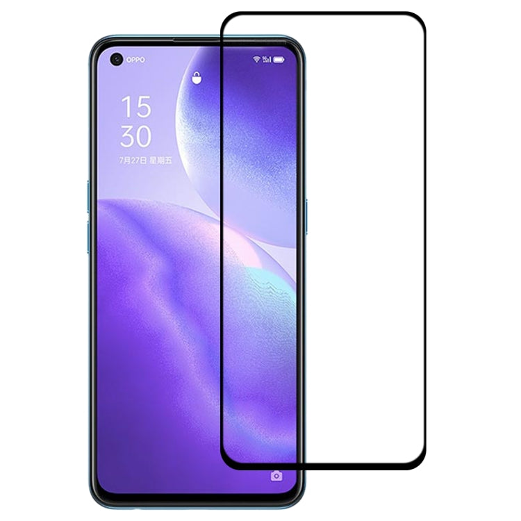 Full Glue Full Screen Tempered Glass Film for OPPO Reno5 5G / 4G