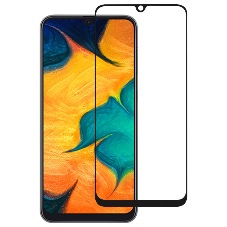 Full Coverage Tempered Glass Screen Protector for Galaxy A30, A50, M30, and A40S - High Hardness, High Definition, Functional Protection