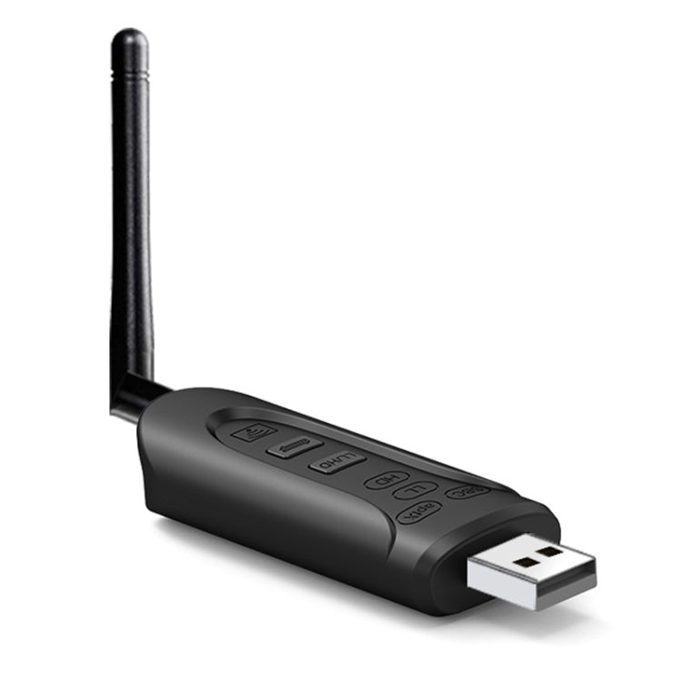Wireless Audio Transmitter with Antenna and Bluetooth 5.0