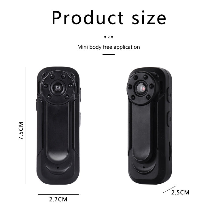Outdoor WiFi Motion Detect Sports DV Camera with Backclip