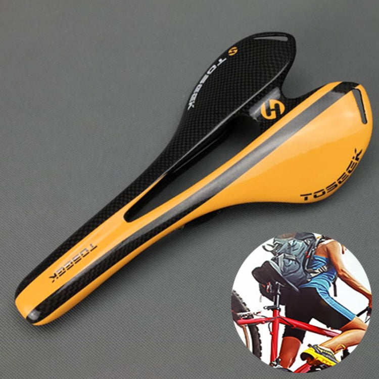 TOSEEK Road Bike Carbon Fiber Hollow Seat Saddle