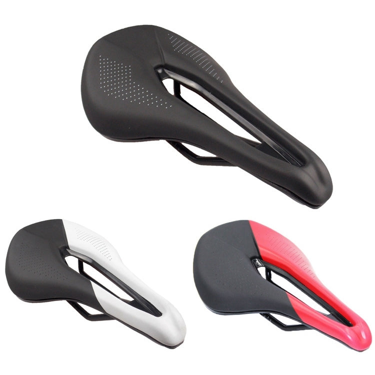 BIKERSAY SZ001 Black PU Leather Bicycle Saddle Seat