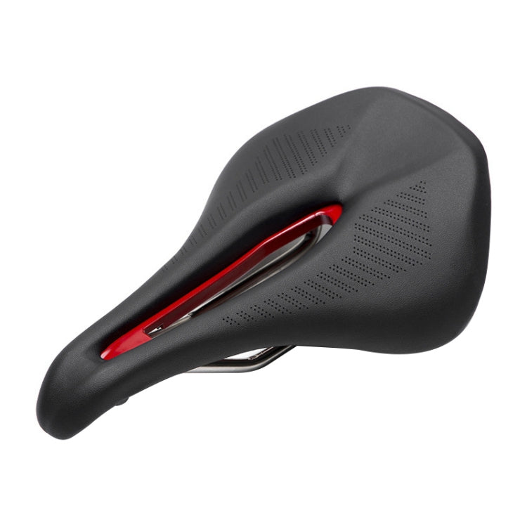 PROMEND SD-576 Triathlon Bike Saddle with Nylon Fiber Construction (Black Red)
