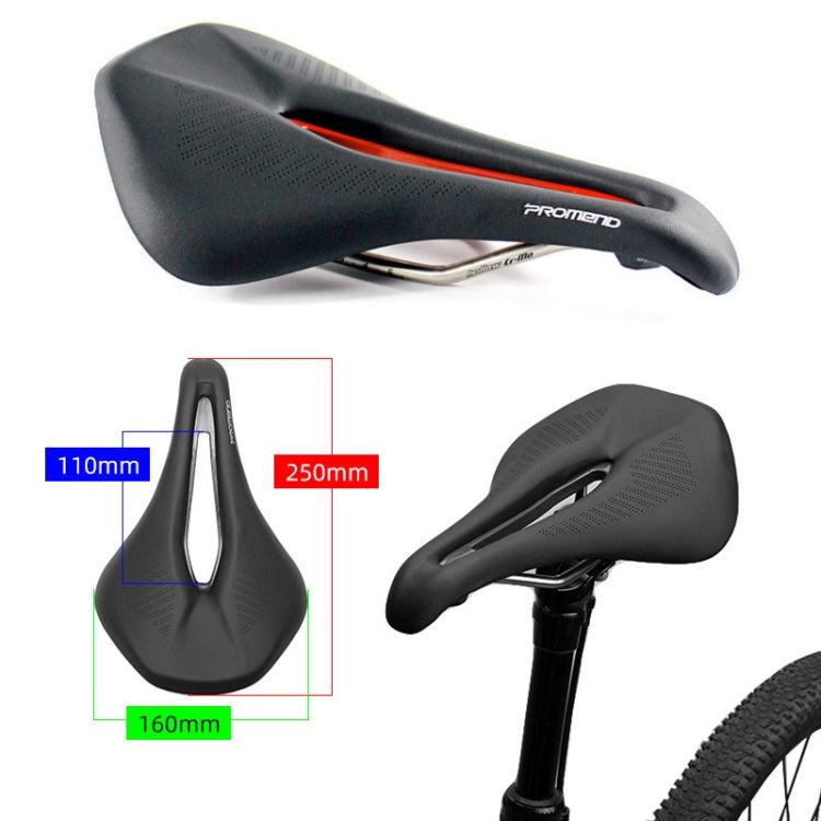 PROMEND SD-576 Nylon Fiber Triathlon Bike Seat (Black)