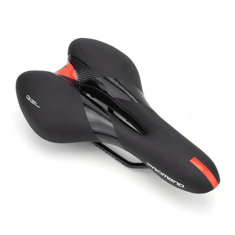 PROMEND SD-567 Lightweight Breathable Bike Saddle (Black Red)