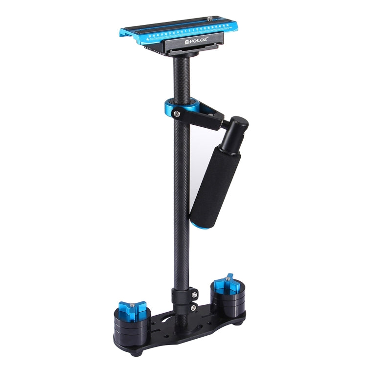 Carbon Fiber Handheld Stabilizer for DSLR & DV Cameras, Load Range: 0.5-3kg (Blue)