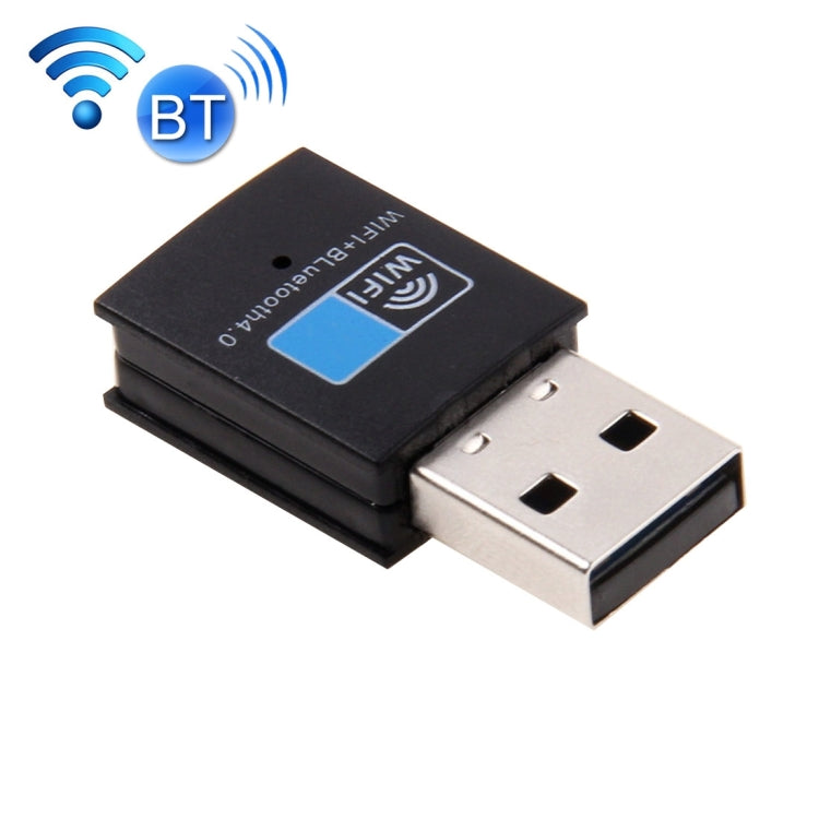 2-in-1 Mini Portable USB Wireless Adapter with Bluetooth 4.0