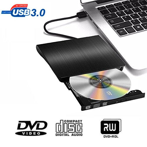 Brushed Texture USB 3.0 Mobile External DVD-Rw Drive