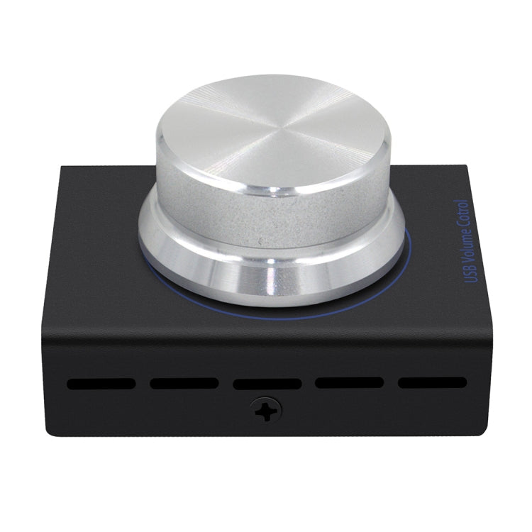 USB Volume Control Knob for PC and Mac - Durable Metal Construction with One-Key Mute Function