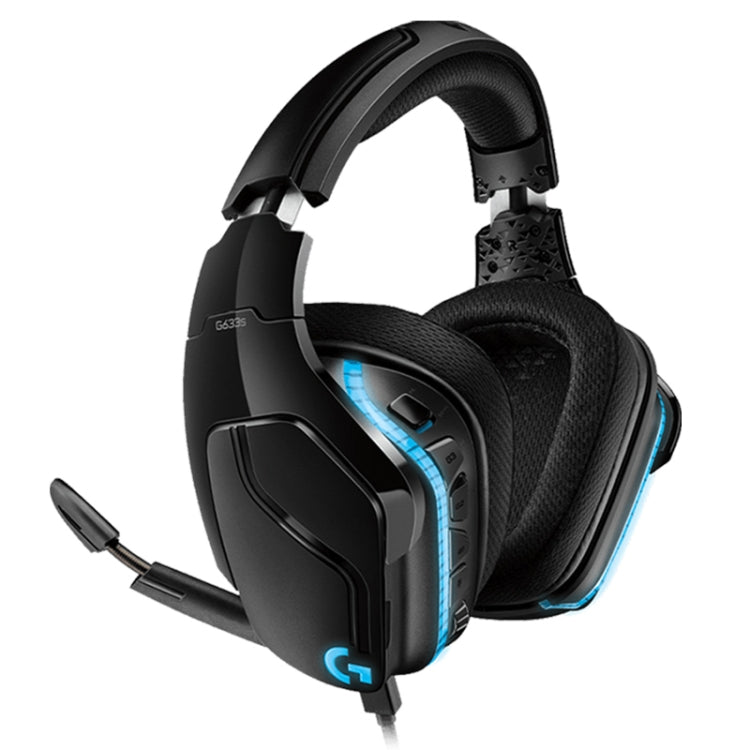Logitech G633S Surround Sound Gaming Headset with Colorful Lighting and Noise Reduction
