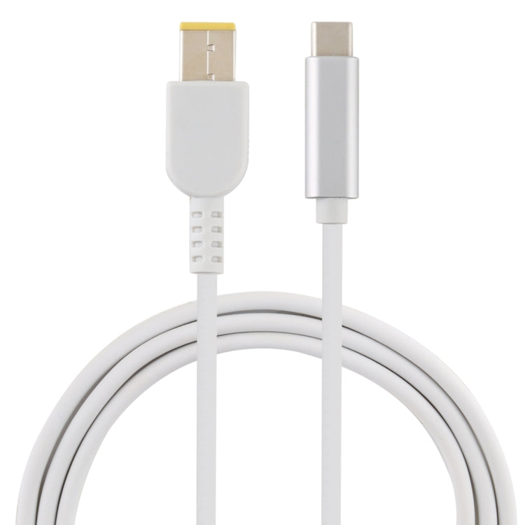 USB-C to Big Square Male Laptop Power Charging Cable for Lenovo, Length: about 1.5m