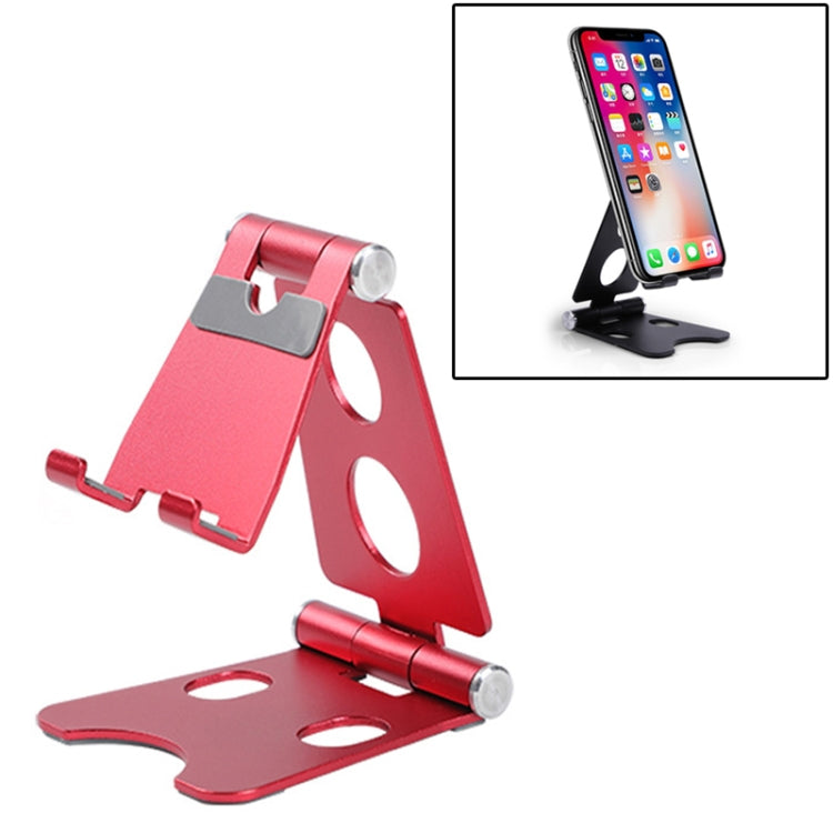 ROOSTAND R2 Double Folding Aluminum Alloy Tablet Stand (Rose Red)