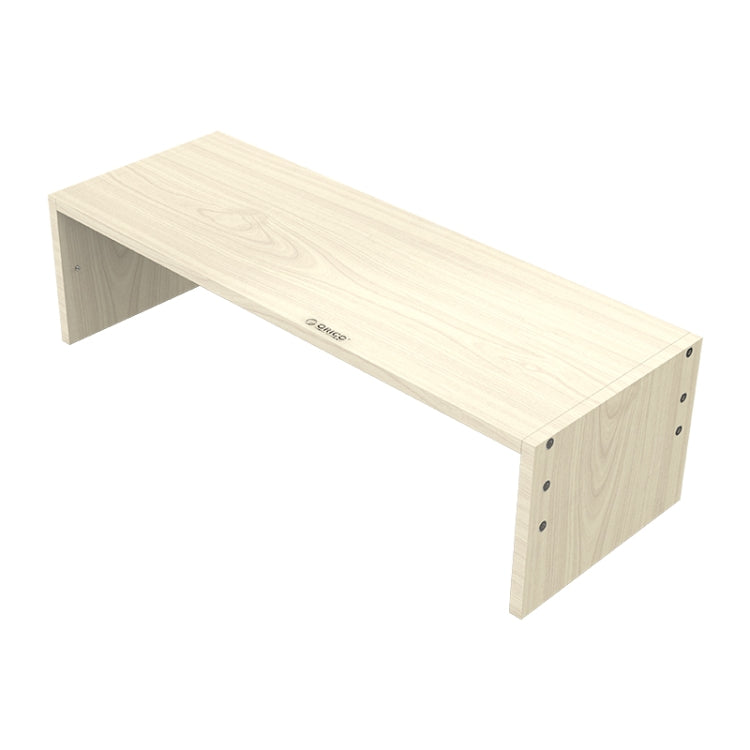 Wood Grain Computer Monitor Holder with Pine Triamine Finish - 50 x 20 x 13.5cm