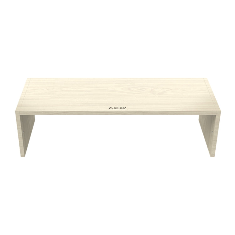 Wood Grain Computer Monitor Holder with Pine Triamine Finish - 50 x 20 x 13.5cm