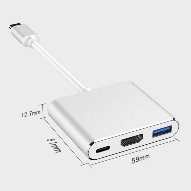 V125 UCB-C 3-in-1 Converter (Silver)