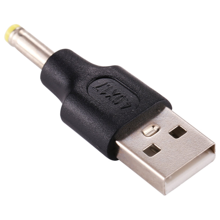 10-Piece 4.0 x 1.7mm Male to USB 2.0 Male DC Power Plug Connector Pack