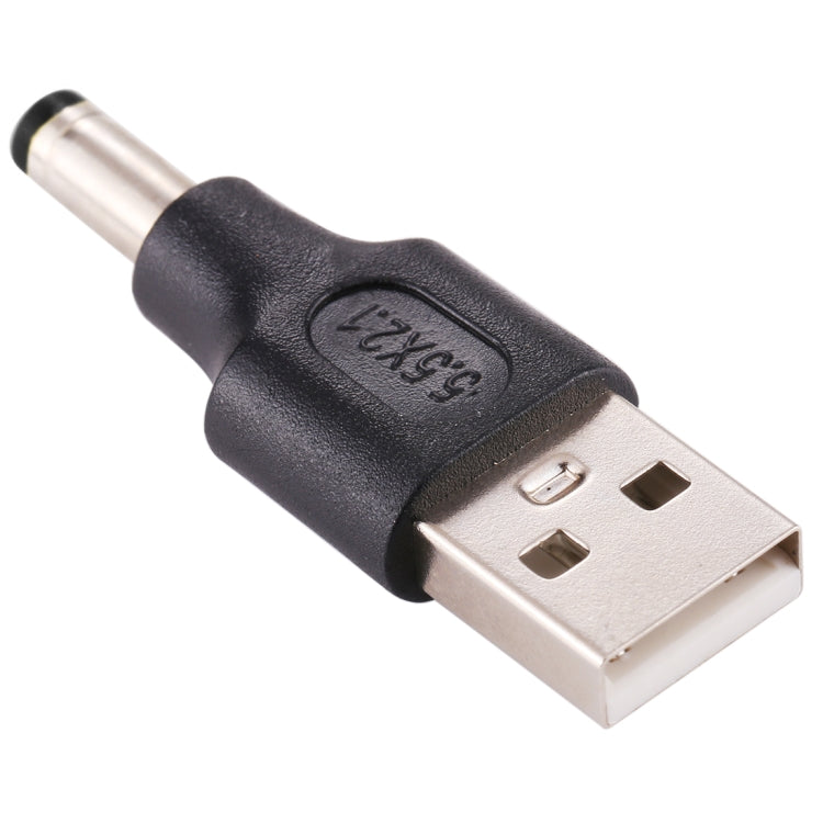 10 Pieces 5.5 x 2.1mm Male to USB 2.0 Male DC Power Plug Connector