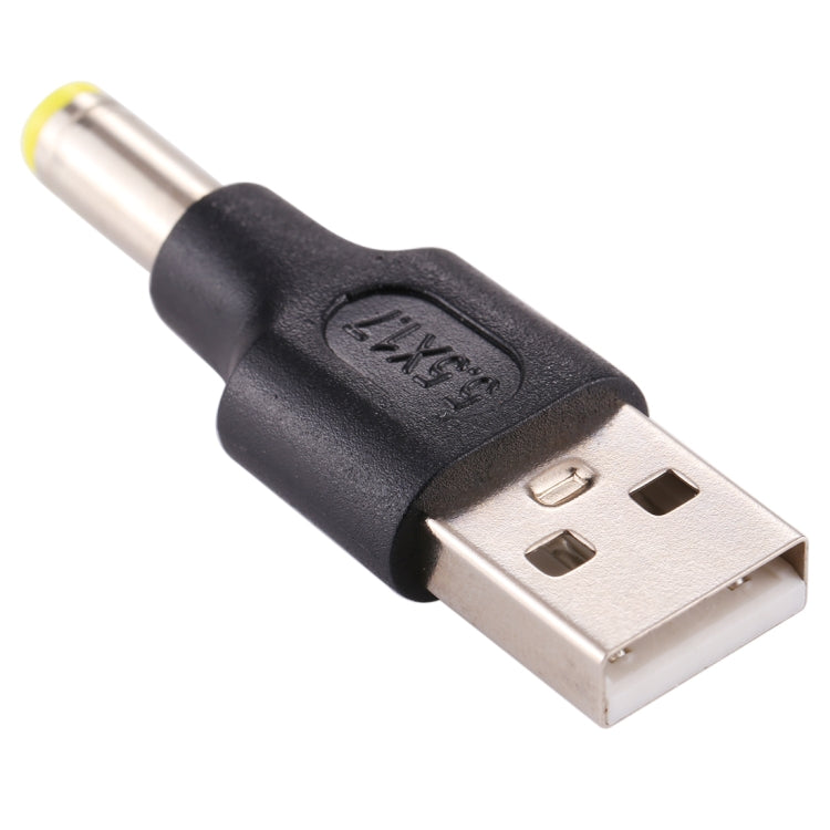 10 Pieces of Male to USB 2.0 Male DC Power Plug Connector, 5.5 x 1.7mm